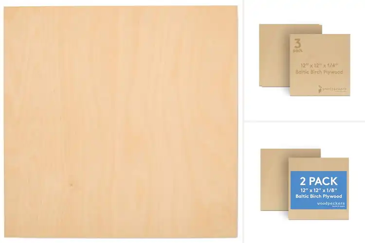 Detailed view of Best 12 By 12 Inch Baltic Birch Panels