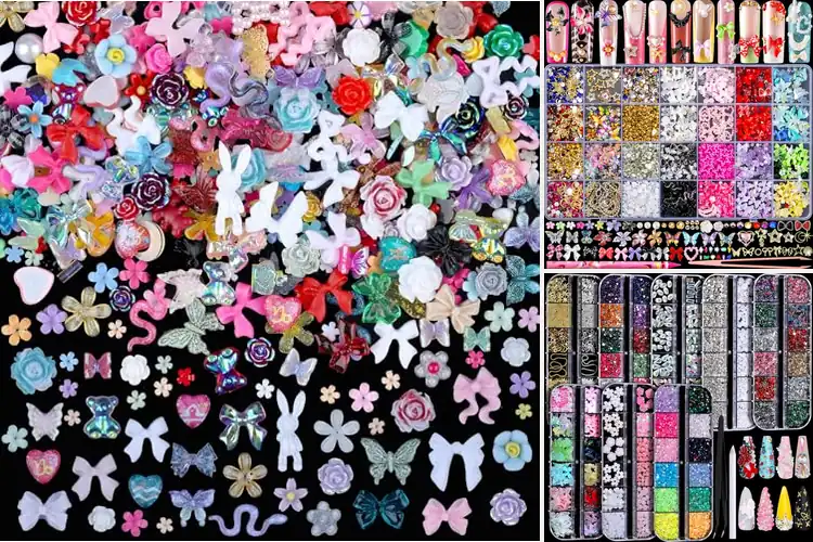 Detailed view of Best 3D Nail Charms Assortments