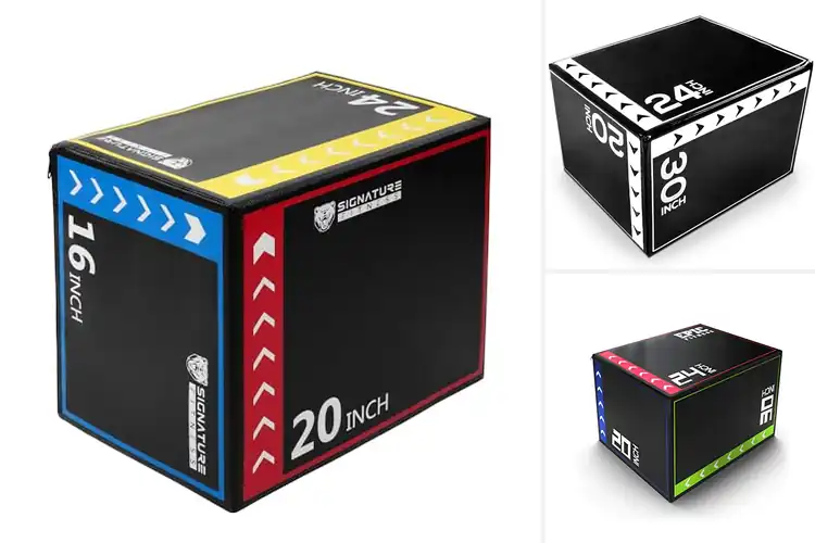 Detailed view of Best 3In1 Plyometric Box Set: Elevate Your Home Workouts Now