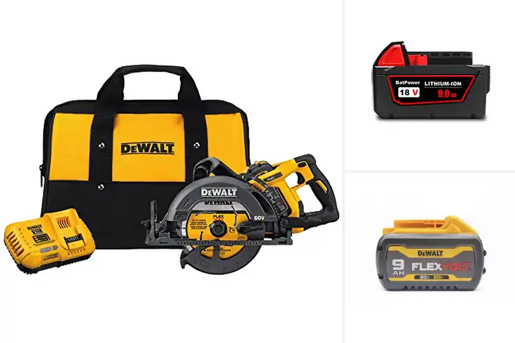 Detailed view of Best 9.0Ah Battery Circular Saws