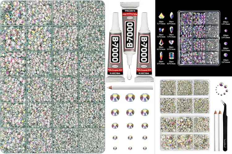 Detailed view of Best AB Rhinestones Sets