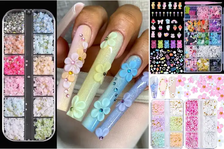 Detailed view of Best Acrylic 3D Nail Charms