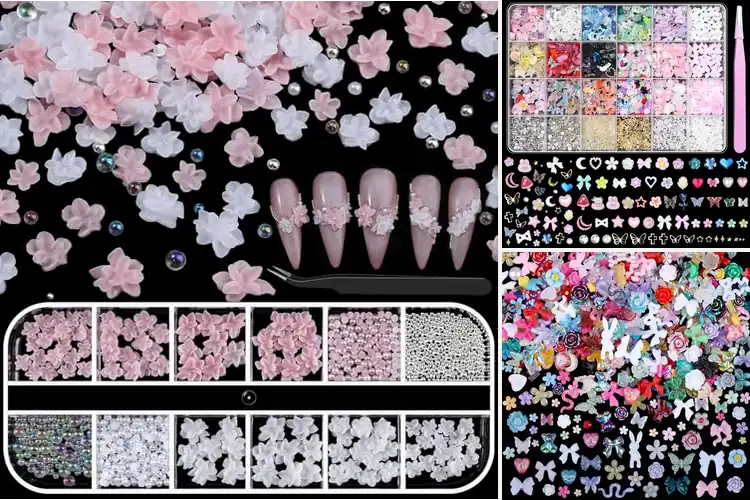 Detailed view of Best Acrylic Nail Beads Charms