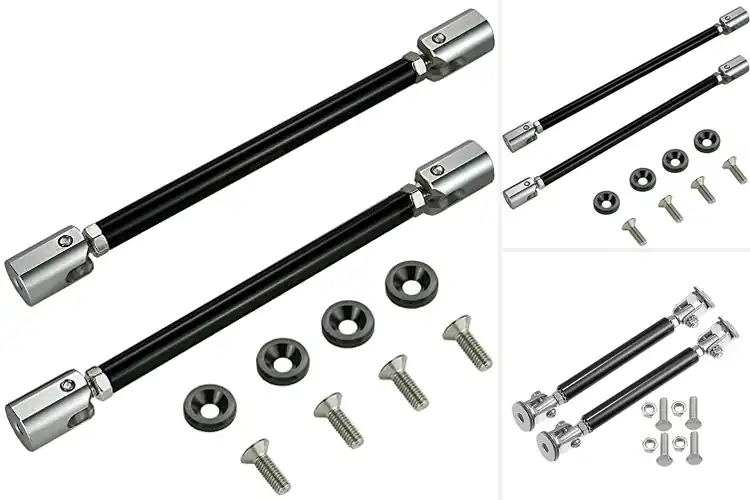 Detailed view of Best Adjustable Length Front Splitter Rods