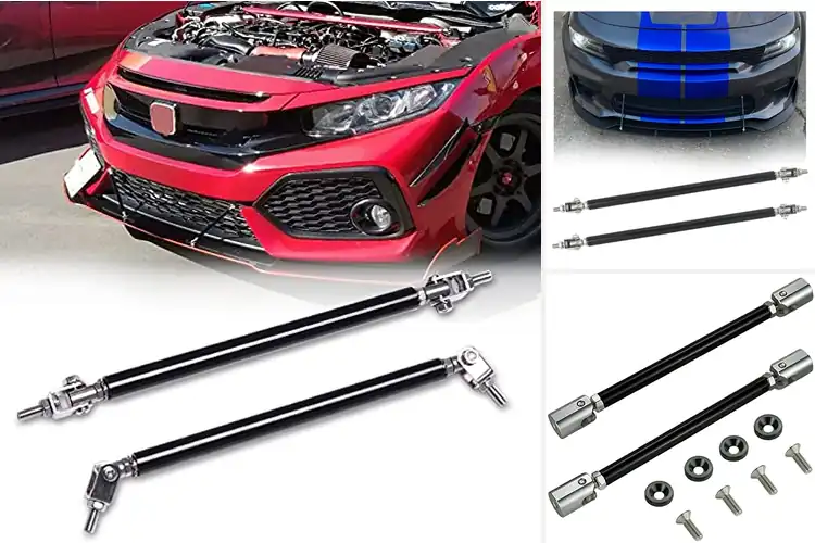 Detailed view of Best Adjustable Splitter Strut Rods