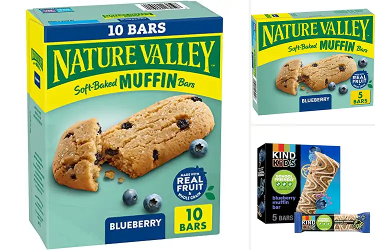 Detailed view of Best Blueberry Muffin Bars