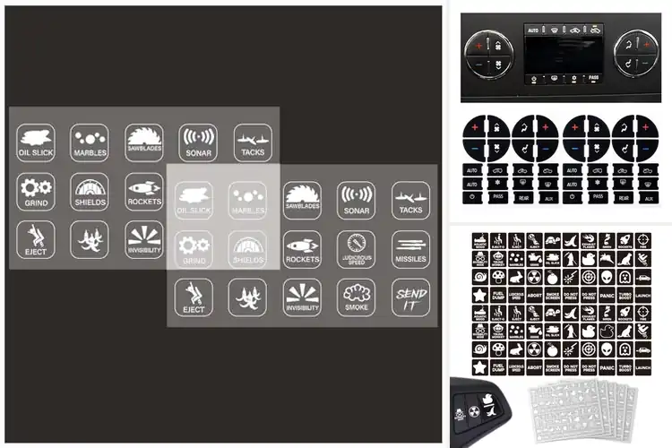Detailed view of Best Car Button Stickers