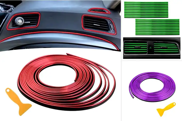 Detailed view of Best Car Interior Decorative Strips