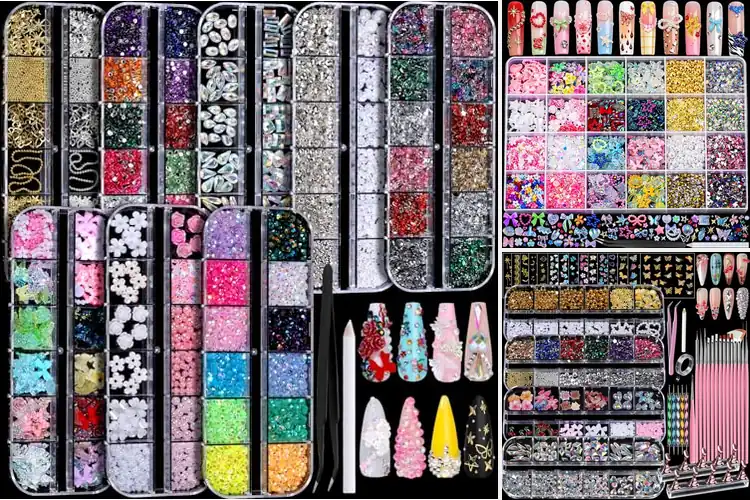 Detailed view of Best DIY Nail Charms Set