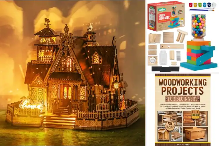 Detailed view of Best DIY Wood Projects: 10 Creative Ideas