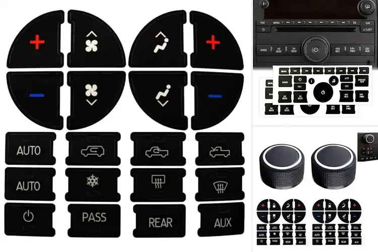 Detailed view of Best Enclave Dash Replacement Stickers