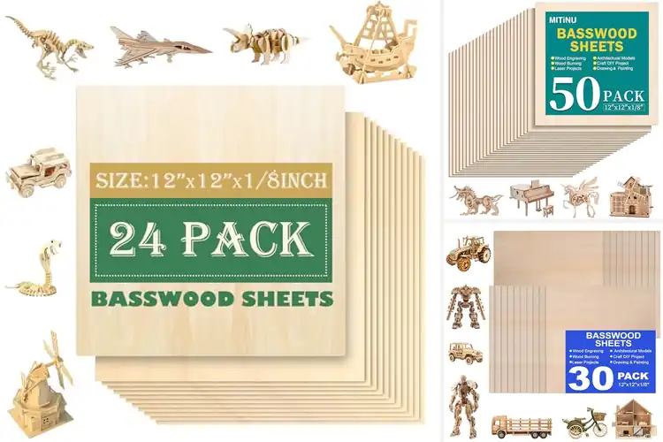 Detailed view of Best Engraving Wood Sheets
