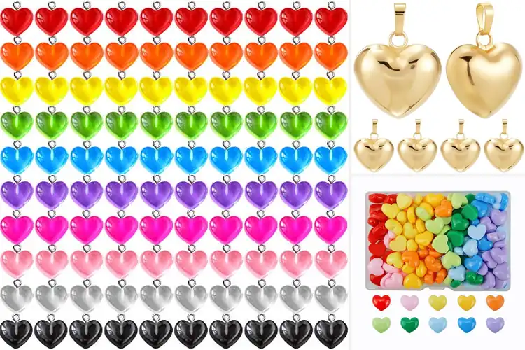 Detailed view of Best Heart Charms: Top 10 Picks for DIY Love Projects