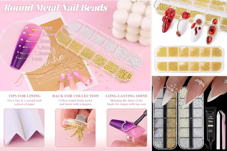 Detailed view of Best Jewelry-Grade Nail Beads