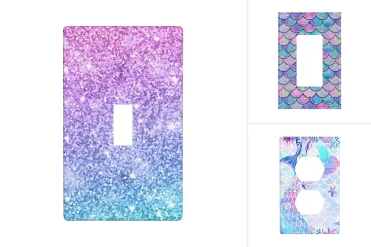Detailed view of Best Mermaid Light Switch Covers