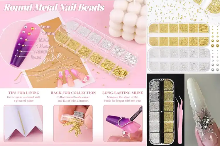 Detailed view of Best Metal Nail Beads