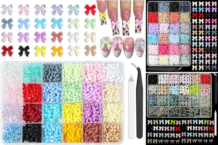 Detailed view of Best Multi Color Bow Charms