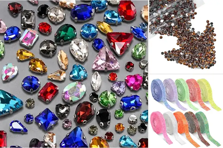 Detailed view of Best Multi-Use Rhinestones: Sparkle & Shine
