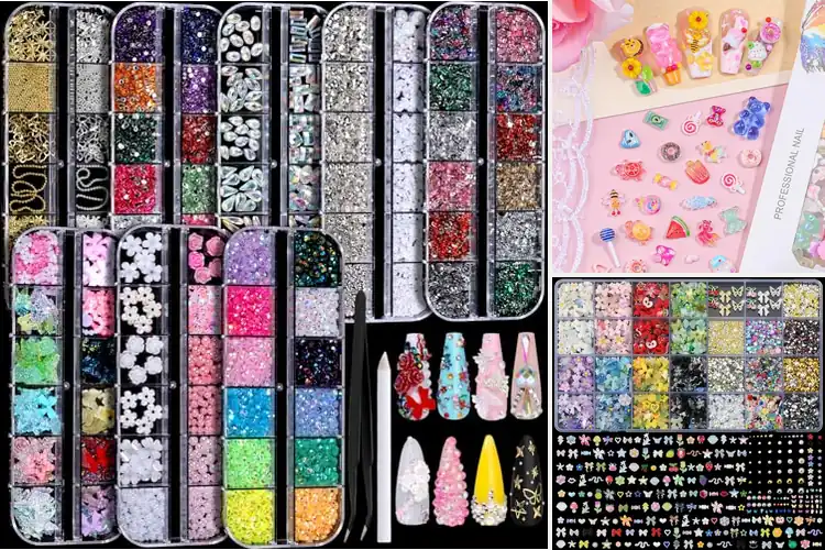 Detailed view of Best Multicolor Nail Charms