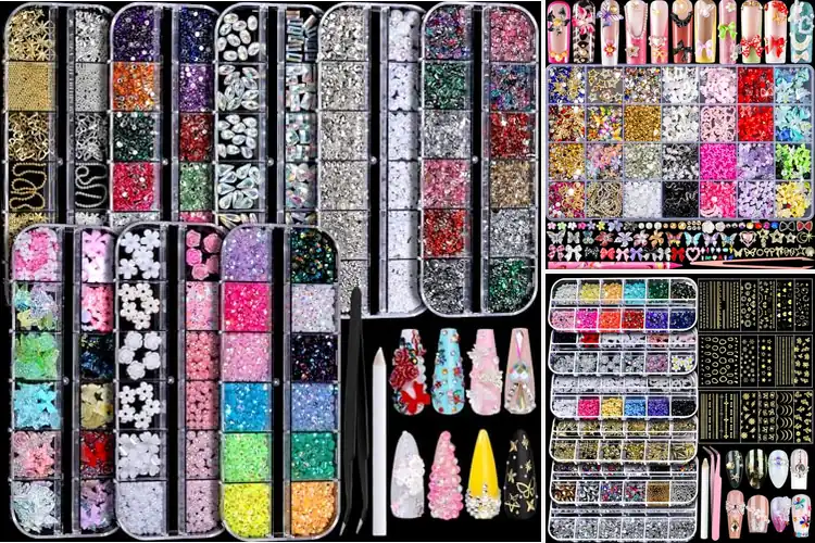 Detailed view of Best Nail Art Charms for Sparkling 3D Designs at Home
