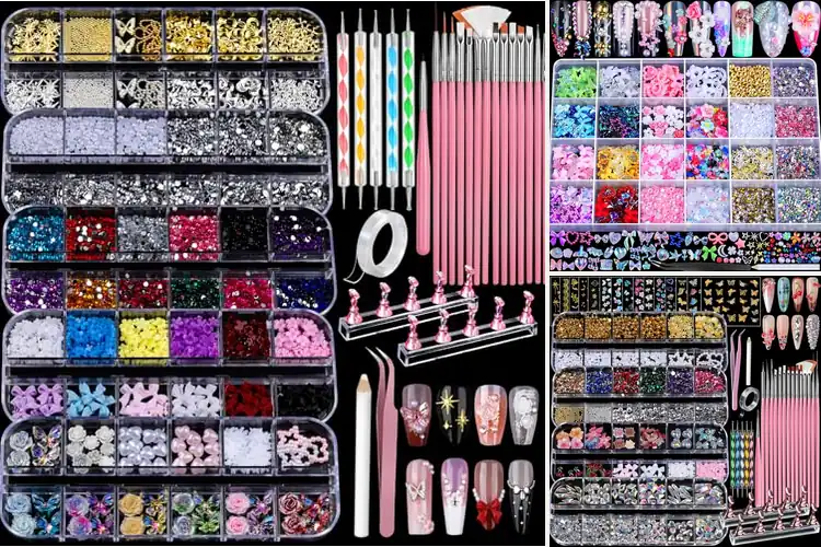 Detailed view of Best Nail Art Charms Sets