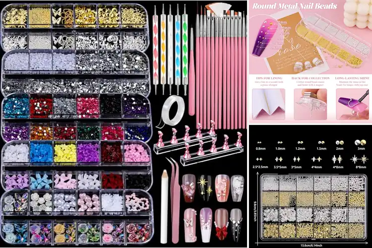 Detailed view of Best Nail Bead Set: Top 10 Picks for Stunning DIY Nail Art