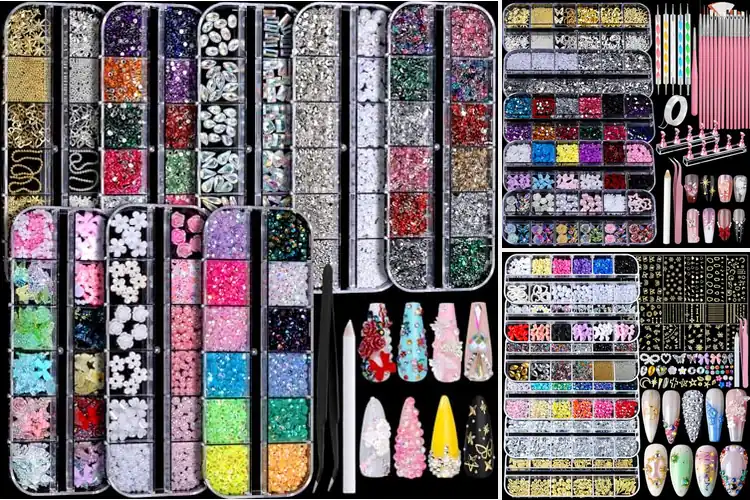 Detailed view of Best Nail Charms Sets: Top 10 Picks for Creative Manicures