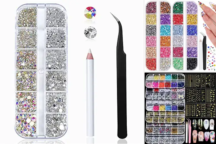 Detailed view of Best Nail Rhinestones