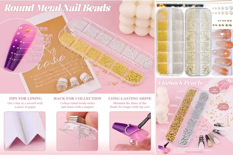 Detailed view of Best Pearls And Beads For Nails