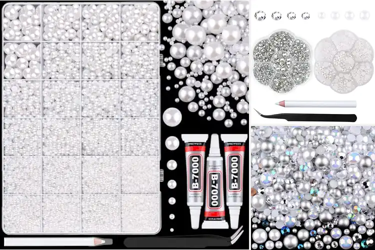 Detailed view of Best Pearls And Rhinestones
