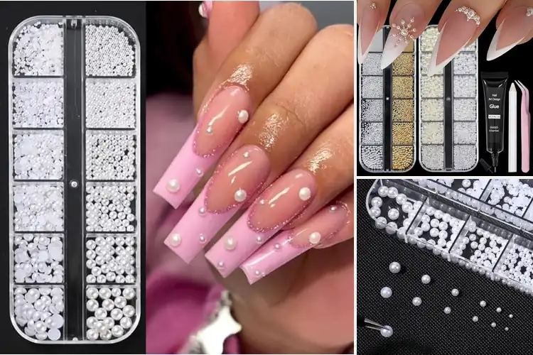 Detailed view of Best Pearls For Nail Design