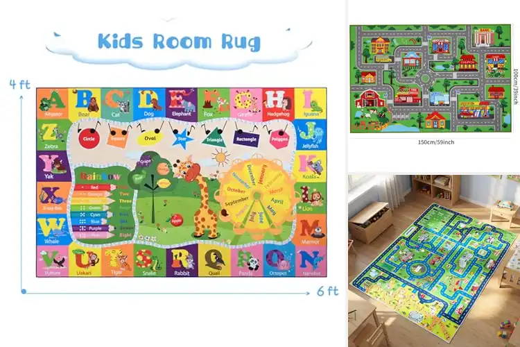 Detailed view of Best Playroom Rugs