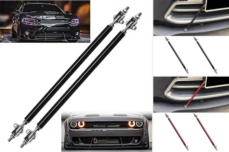 Detailed view of Best Quick Install Front Splitter Rods