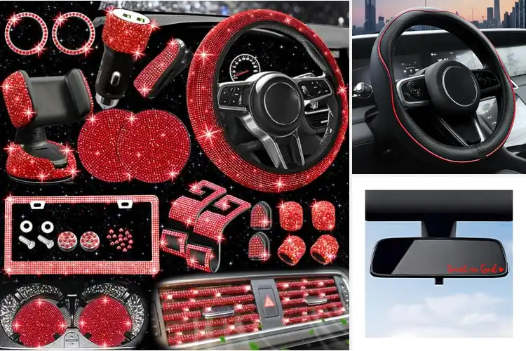 Detailed view of Best Red Car Accessories
