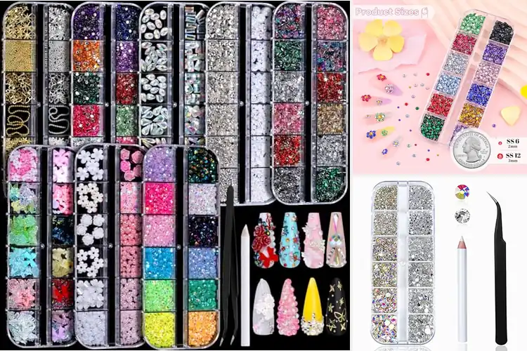 Detailed view of Best Rhinestones For Nail Art