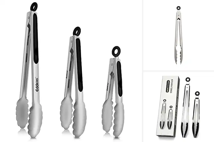 Detailed view of Best Stainless Steel Tongs